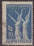 Finland - 1947 - Sports - 10 MK - Blue - Finlandia, Sports - Scott 266 - Sports Athletics - 0